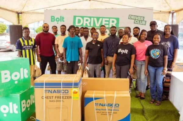Bolt Ghana rewards outstanding drivers with household appliances, fuel vouchers
